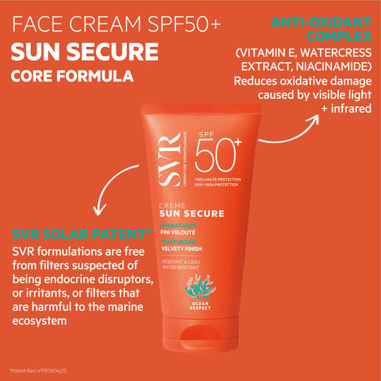 SVR Sun Secure SPF50+ Hydraterende gezichtszonnebrandcrème 50 ml - Ultieme zonbescherming - Image 3