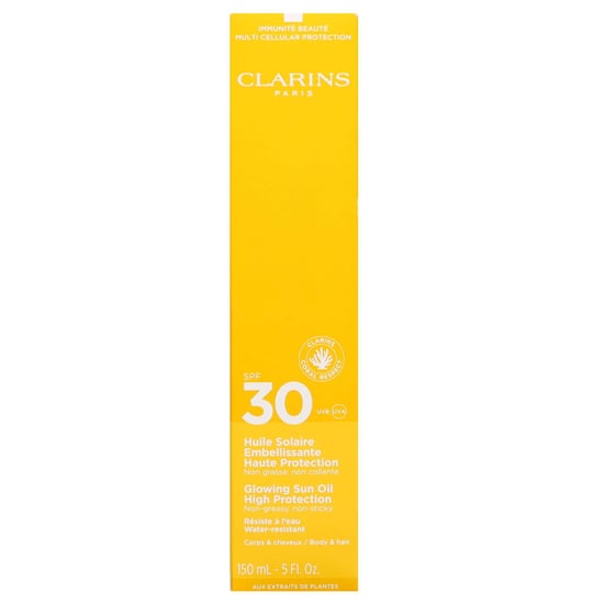 Clarins Glowing Sun Oil High Protection SPF30, 150 ml - Image 2