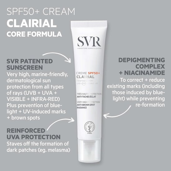 SVR Clairial SPF50+ Dagelijkse UV-beschermingscrème voor hyperpigmentatie 40 ml - Image 3