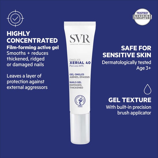 SVR Xerial 40 Nagelherstellende behandeling - Aanbrengen met kwastje, 10 ml, voor gezonde nagels - Image 5