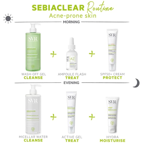 SVR Sebiaclear Schuimende Reiniger met Salicylzuur Navulling - 400ml voor de Vette Huid - Image 6
