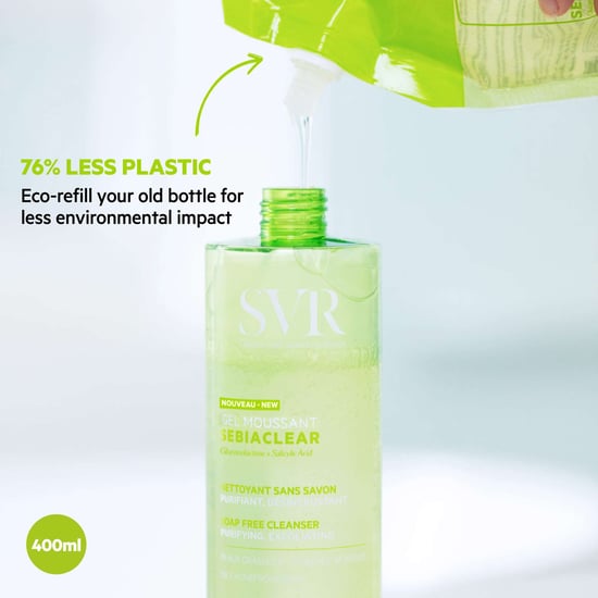 SVR Sebiaclear Schuimende Reiniger met Salicylzuur Navulling - 400ml voor de Vette Huid - Image 2