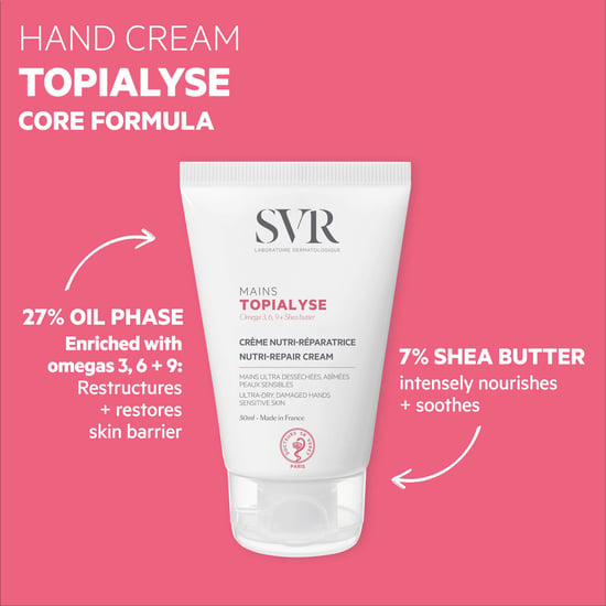 SVR Topialyse Nutri-Repair Handcrème 50 ml - Intensieve verzorging voor droge handen - Image 2