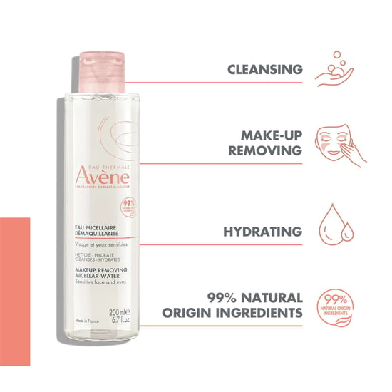 Avène Micellair Water voor GezichtsMAKEUP Verwijdering - 200ml - Image 3