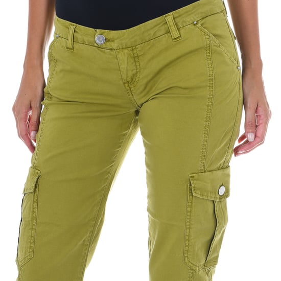 Long trousers with narrow cut and elastic hems 70DBF0646-R216 woman
