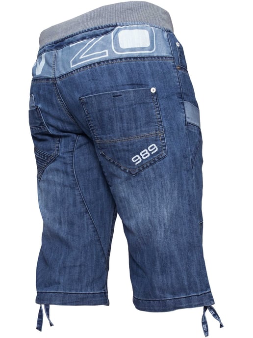 Heren Elastische Denim Shorts| Enzo Designer Menswear - Image 4