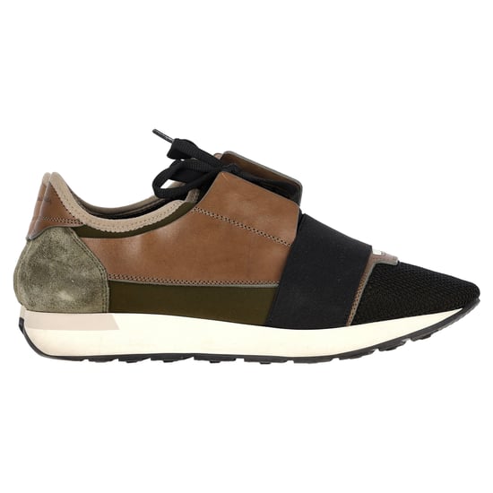 Balenciaga Race Runner Sneakers in Multicolor Leer en Suède - Image 1