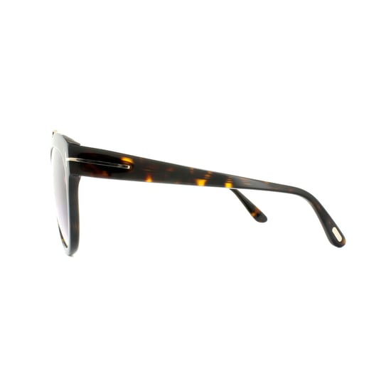 Tom Ford Sunglasses 0518 Livia 52Z Dark Havana Gradient Mirror Violet