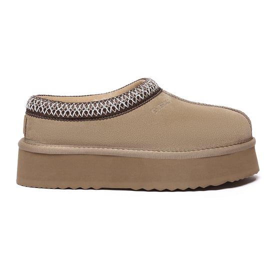 EVER AU Dames Leren Pantoffels - Wonga - Image 1