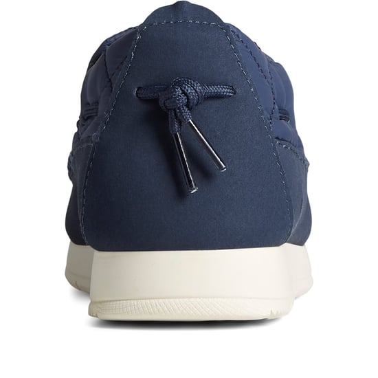 Sperry Moc-Sider Suede Dames Marineblauwe Mocassins Schoenen - Image 4