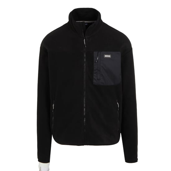 Regatta Heren Frankie Full Zip Fleecejack (Zwart) - Image 1