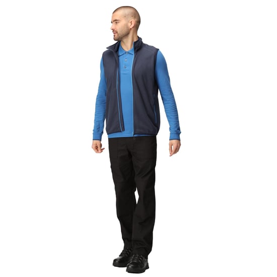 Regatta Mens Navigate Fleece Gilet (Navy/French Blue)