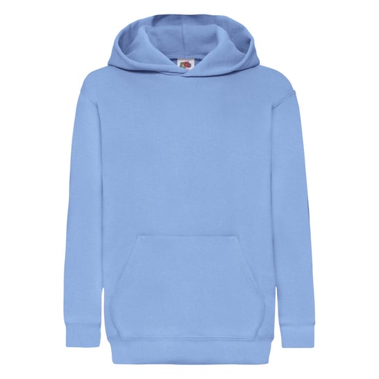 Fruit Of The Loom Kinder Unisex Sweatshirt Met Capuchon / Hoodie (Hemel Blauw) - Image 1