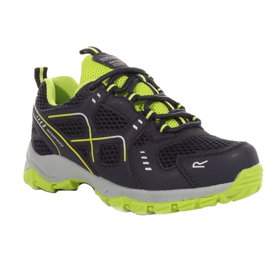 Regatta Childrens/Kids Vendeavour Walking Shoes (Navy/Lime Punch)