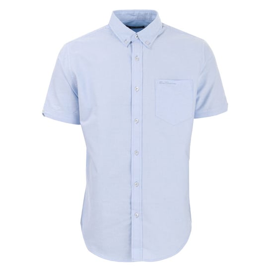 Men's Ben Sherman Oxford Short Sleeve Shirt in sky