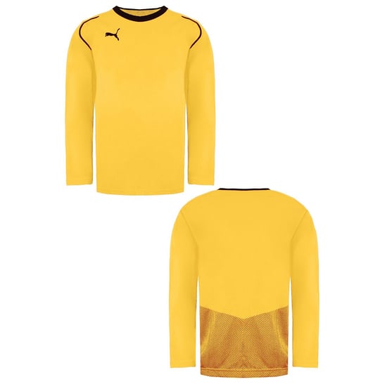 Puma V5.08 Long Sleeve Crew Neck Yellow Mens Football Shirt 700472 07