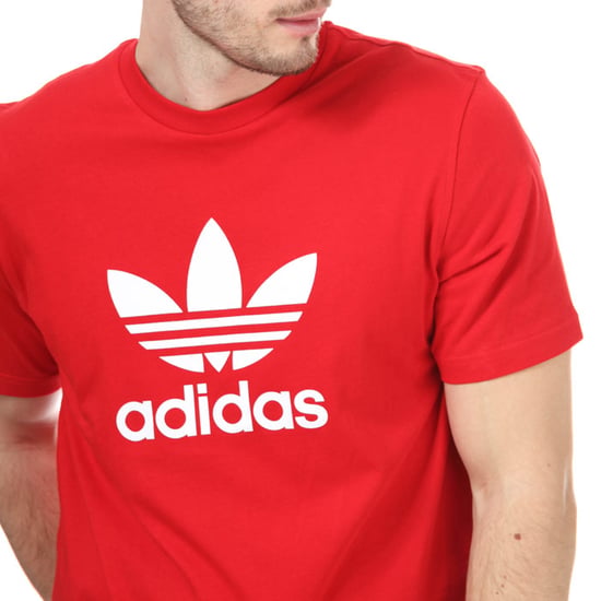 Men's adidas Originals Trefoil T-Shirt in Red