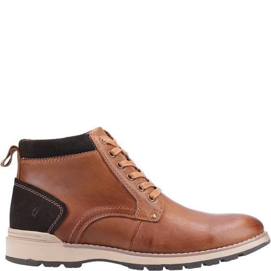 Hush Puppies Heren Dean Leren Laarzen (Tan) - Image 3