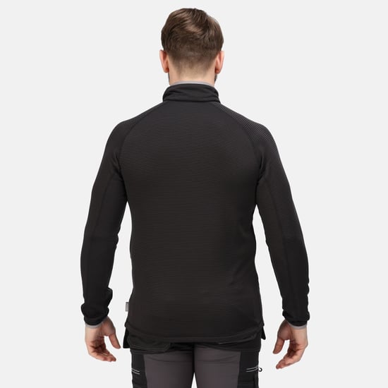 Regatta Mens Tactical Scorch Fleece Thermal Base Layers (Black)