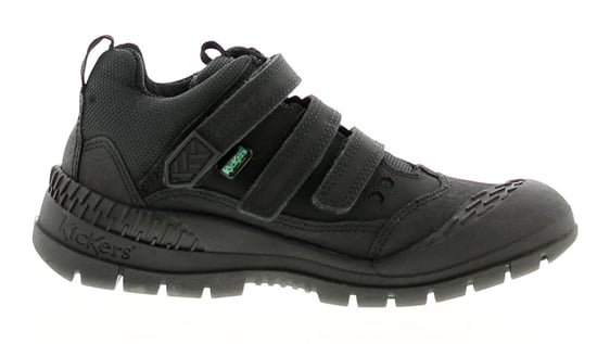 Kickers trucker halfleren jongens kindersneakers zwart - Image 2