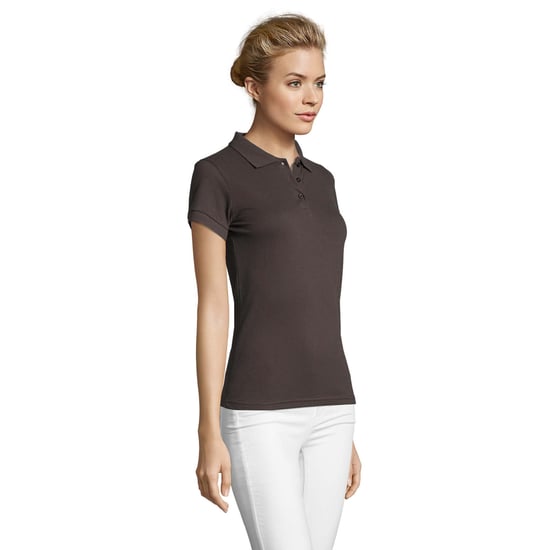 SOLS Dames/Dames Perfect Poloshirt (Donkergrijs massief) - Image 3