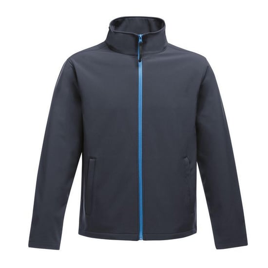 Regatta Mens Ablaze Printable Softshell Jacket (Navy/French Blue)
