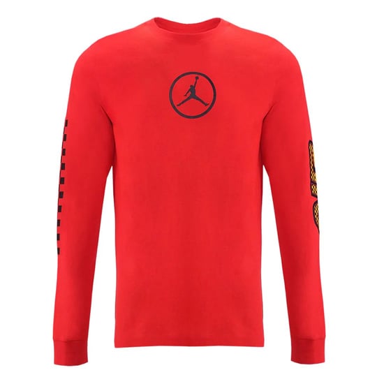 Nike Air Jordan Crew Neck Long Sleeve Red Mens Top CV3000 673