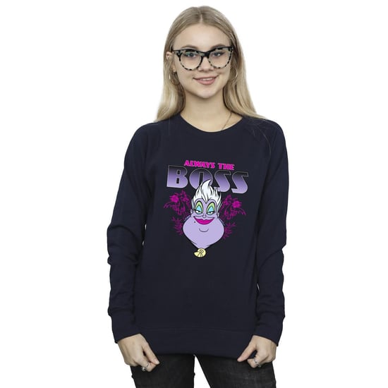 Disney Dames/Dames De Kleine Zeemeermin Ursula Mama Is De Baas Sweatshirt (Marineblauw) - Image 2