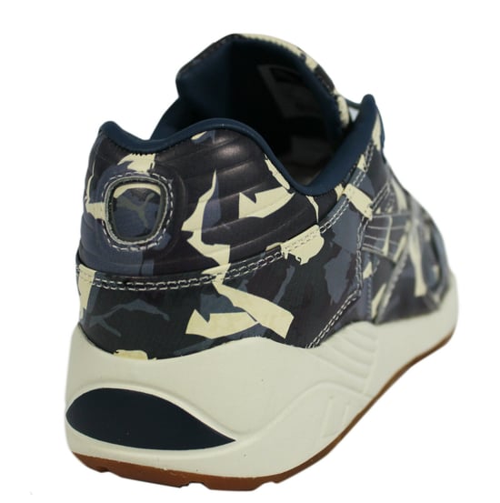 Puma XS 850 x BWGH Camo Blue Leather Lace Up Mens Trainers 357384 01 X25A