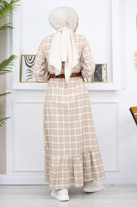 Ruffled Hijab Dress