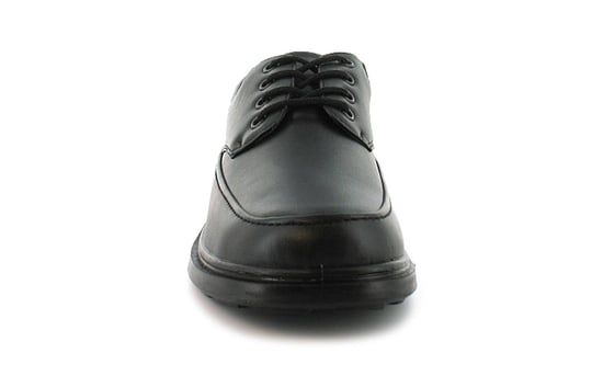 Mens/Gents Black Lace Up Comfort Fit Casual Shoes. Wider Fitting.