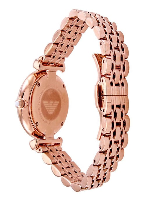 Emporio Armani Gianni T-bar Dames Horloge Rosékleurig AR11244 - Image 4