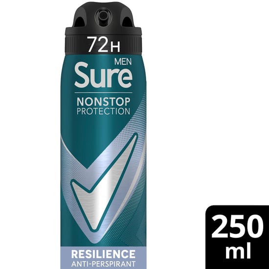 Sure Men Resilience Deodorant Spray with 72H Nonstop Protection 250ml, 6 Pack