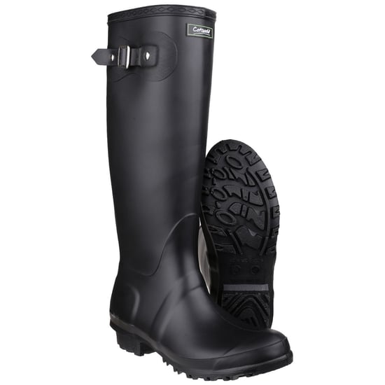Cotswold Sandringham Buckle-Up Womens Wellington Boots (Zwart) - Image 4
