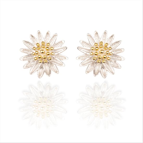 Luxenter oorbellen, essentieel in 925 sterling zilver met gerhodineerde afwerking - Image 1