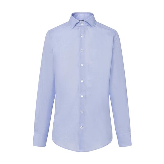 Men's Hackett, Mayfair Giro Inglese Single Cuff Shirt in Sky