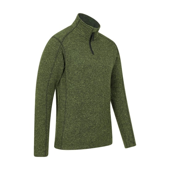 Mountain Warehouse Heren Idris II Half Zip Fleece Top (Donkergroen) - Image 3