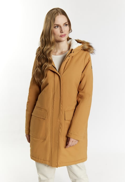 Dreimaster Winter parka Dames Kameel - Image 3