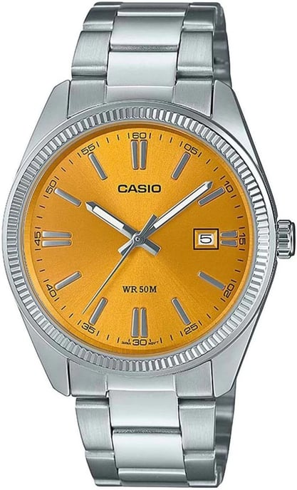 Casio Casio Collectie Heren Zilveren Horloge MTP-1302PD-9AVEF - Image 1
