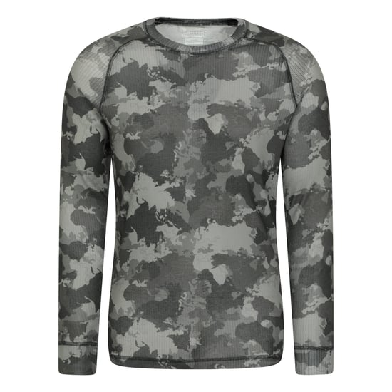 Mountain Warehouse Heren Talus Camouflage Thermo Top (Groen) - Image 1