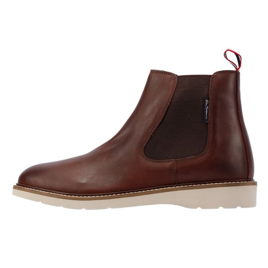 Ben Sherman Hampton Leren Herenlaarzen Bourgondië - Image 6