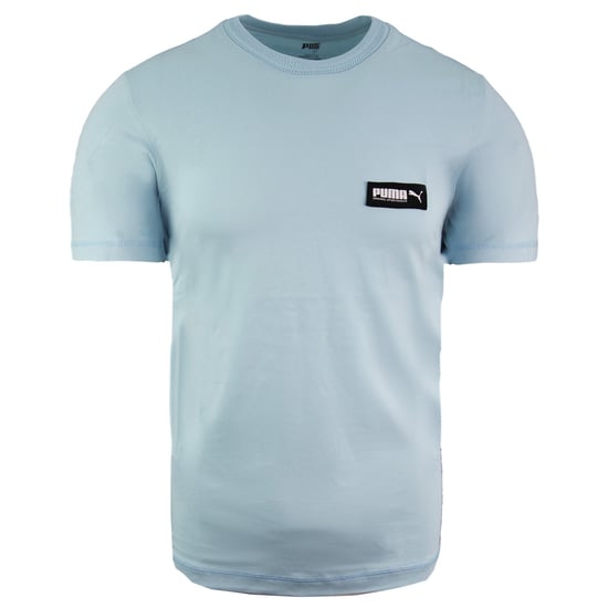 Puma Relaxed Fit Short Sleeve Crew Neck Mens Blue Top 582687 18