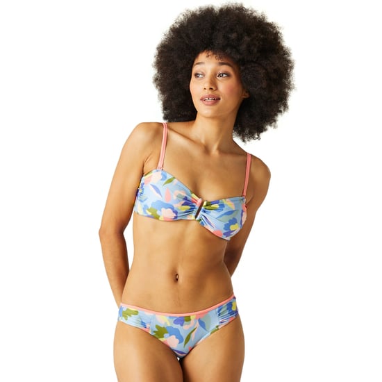 Regatta Womens/Ladies Aceana III Abstract Floral Bikini Top (Blue)