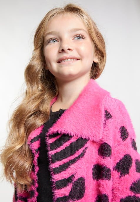 Mymo Gebreid vest Meisje roze - Image 5