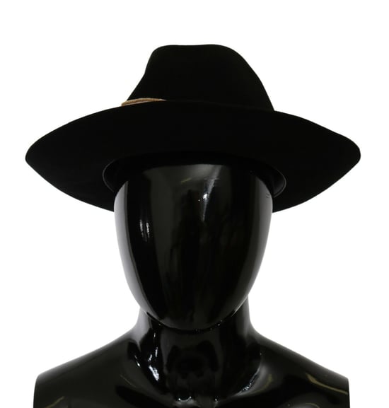 Dolce & Gabbana Dames Zwarte Brede Rand Hoed - Image 1