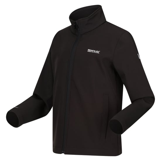 Regatta Childrens/Kids Cera Soft Shell Jacket (Black)