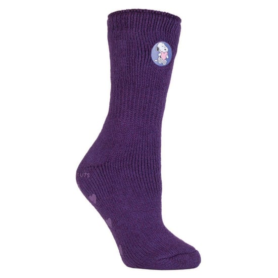 Heat Holders Thermische pantoffelsokken voor dames binnenshuis - Pinda's - Image 1