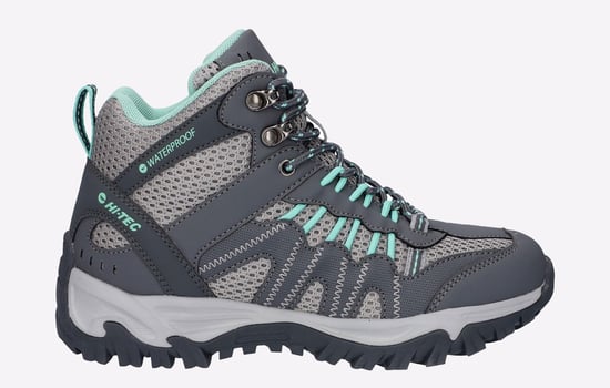 Hi-Tec Jaguar Mid Dames Wandelschoenen Van Polyester In Antraciet/Grijs/Cool Grijs - Image 1