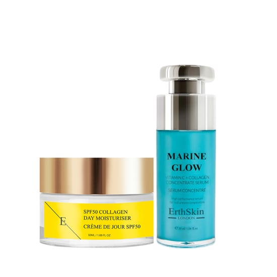 Sea Shine Vitamine C + Collageen Concentraat Serum 30ml + SPF 50 Collageen Dagcrème 50ml - Image 1