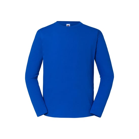 Fruit of the Loom Heren Iconic Premium T-shirt met lange mouwen (Koningsblauw) - Image 1